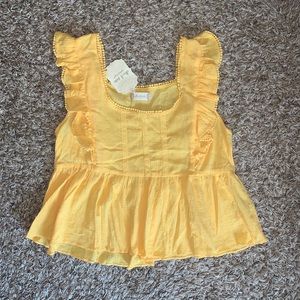 Yellow Shortsleeved Top